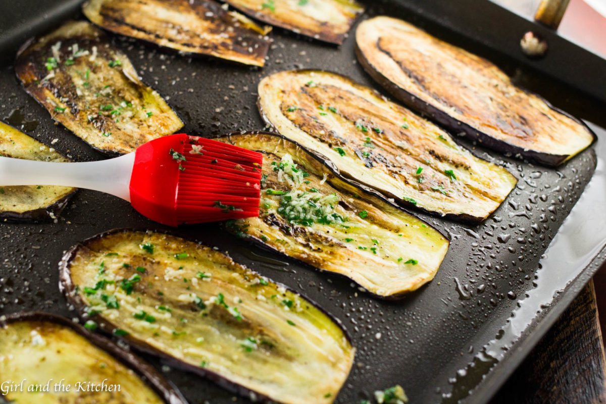 Slow Cooked Aubergines with Garlic