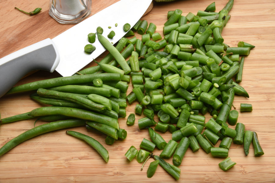 Cooked Flat Green Beans