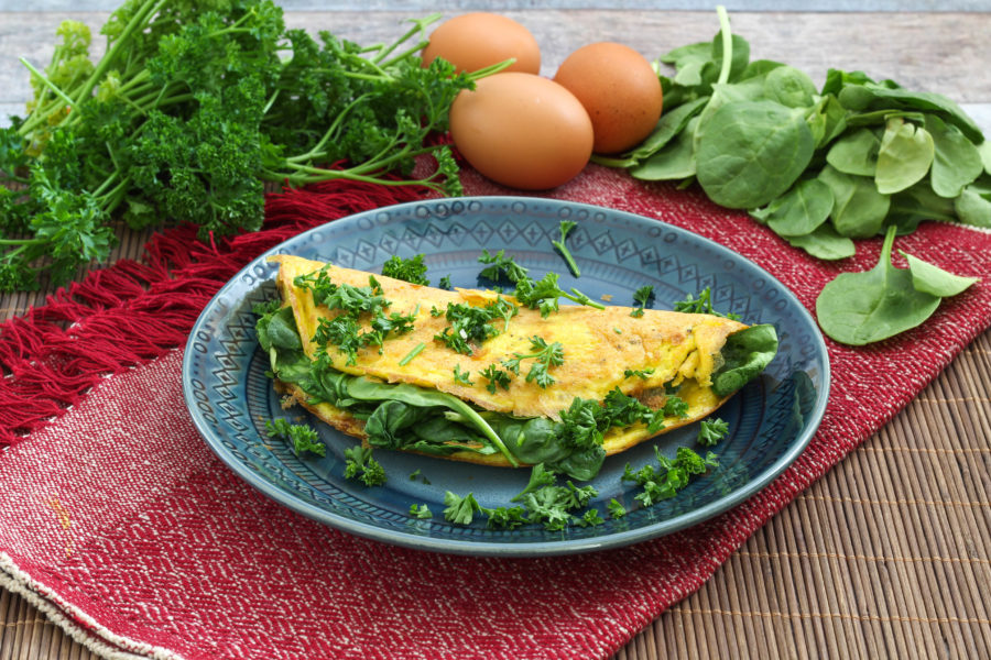 Special Spinach Omelette